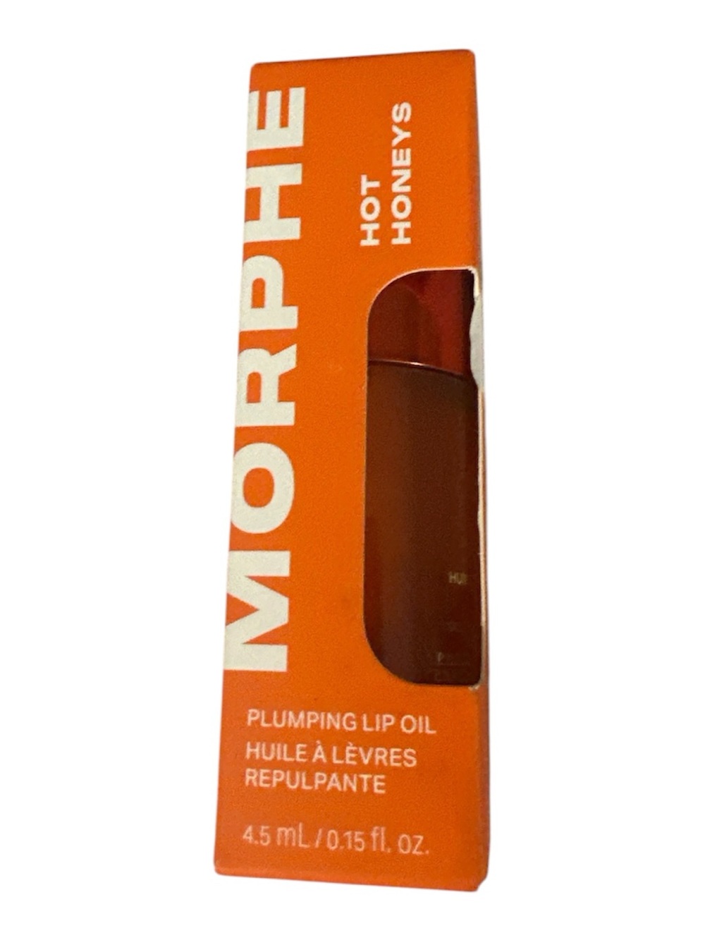 Morphe Lip Oil in hot honeys plumping 4.5 ml .15 fl oz new in box